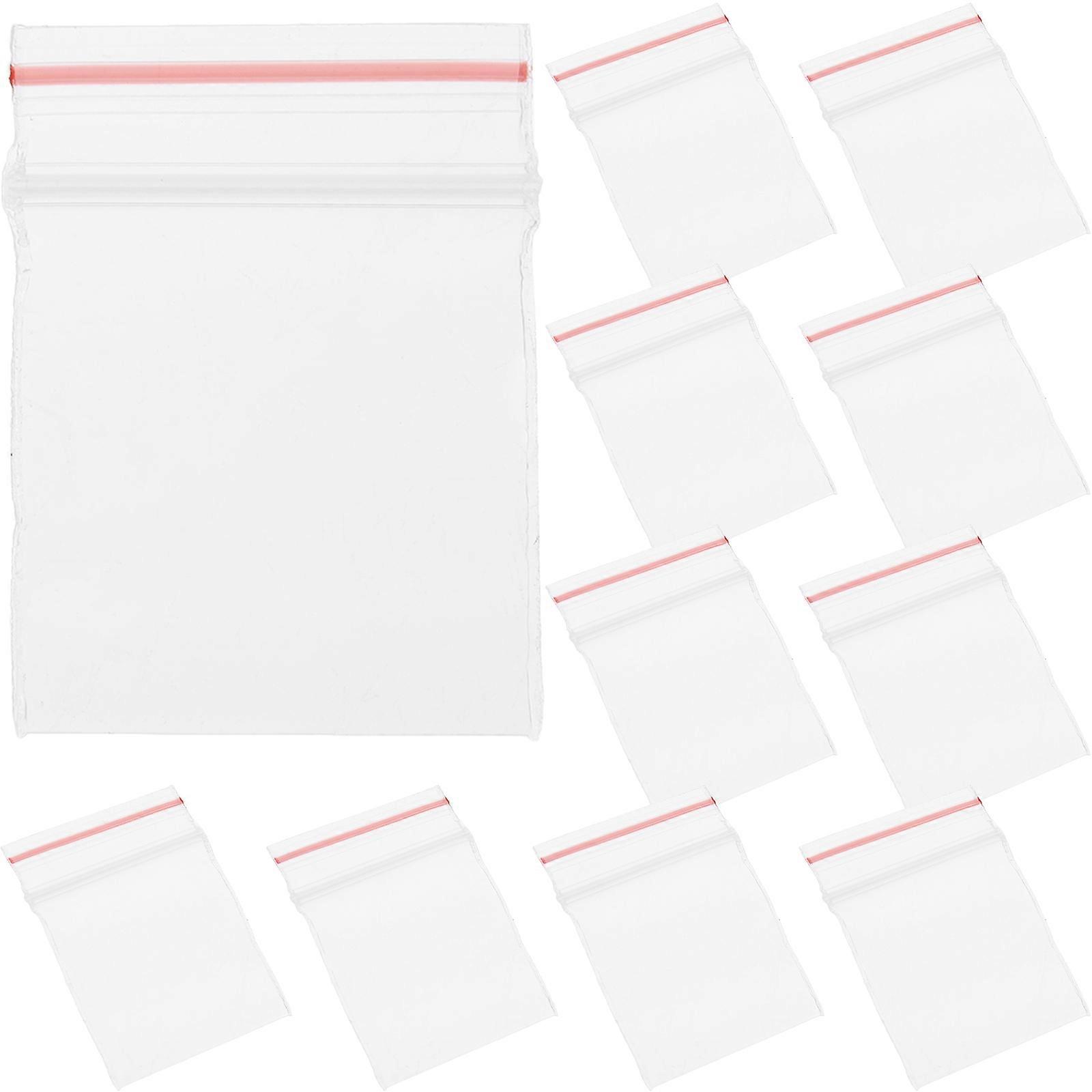 Mini Storage Bags with Sealing Function for Storage 500Pcs Clear Bags
