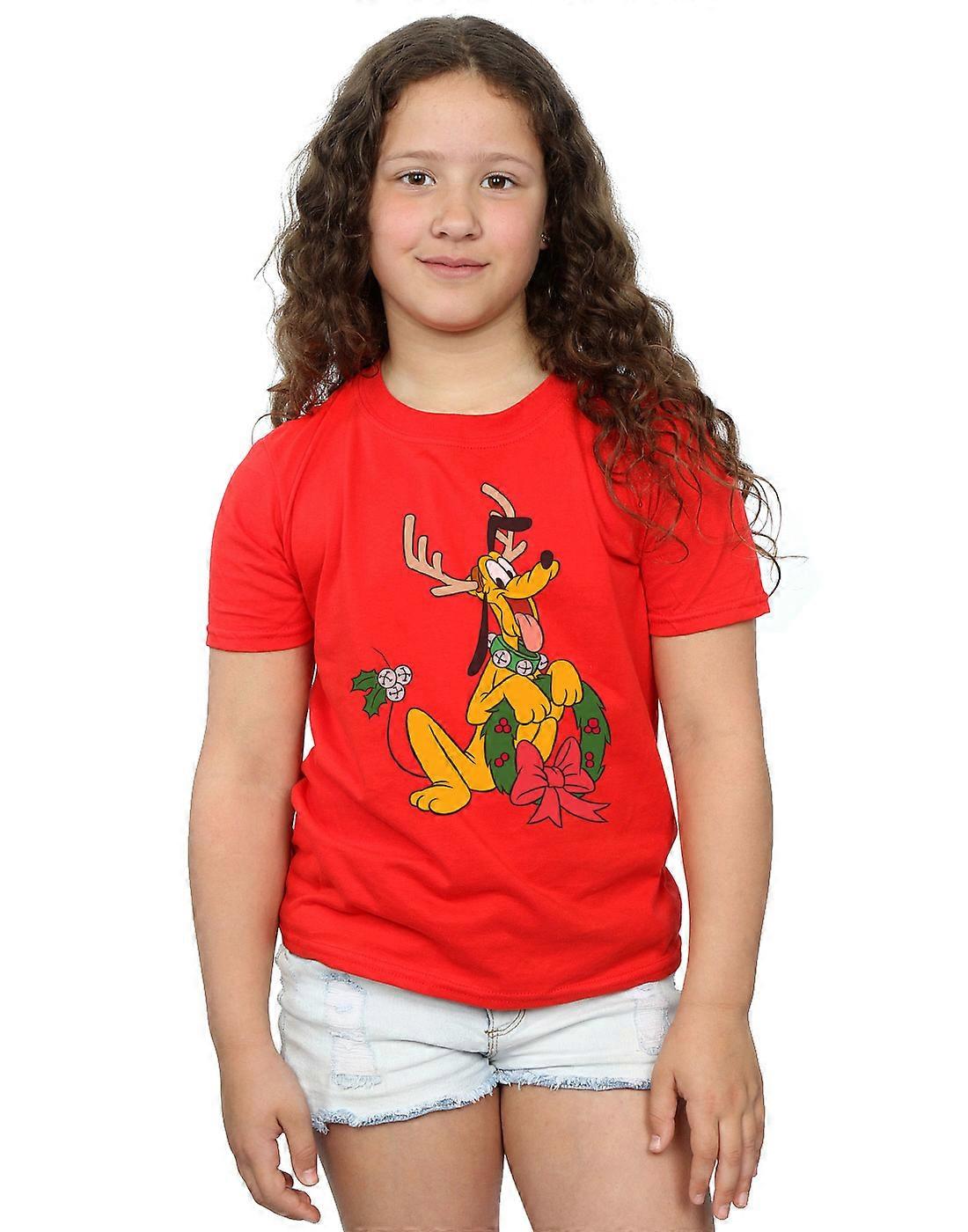 Disney piger Pluto jul rensdyr T-shirt