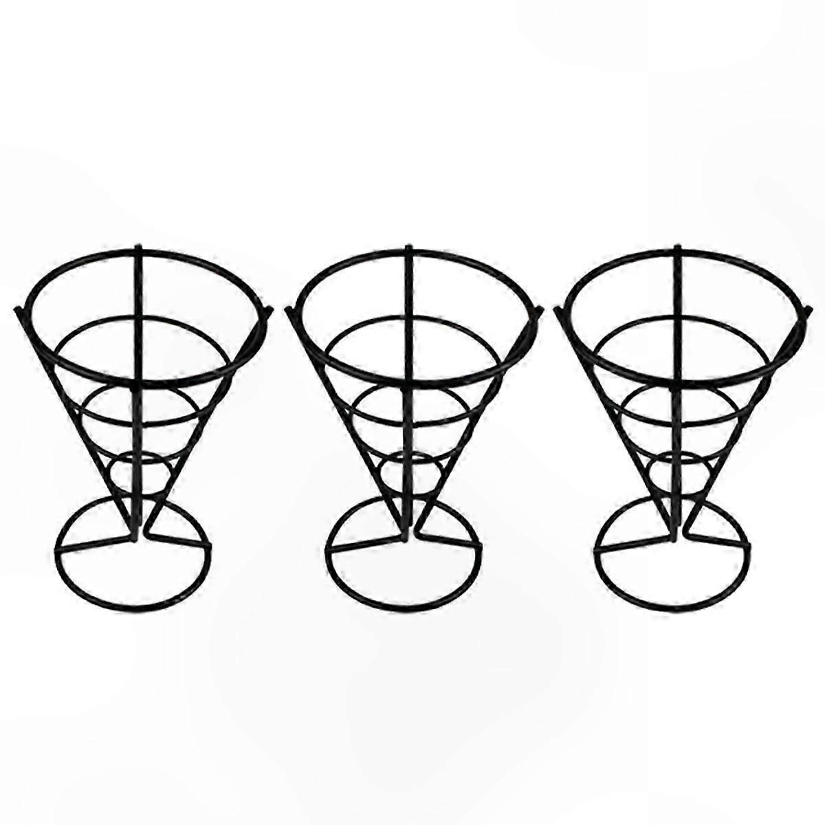 Western Cafe Cone Tableware for Fried Chicken and Snacks Basket