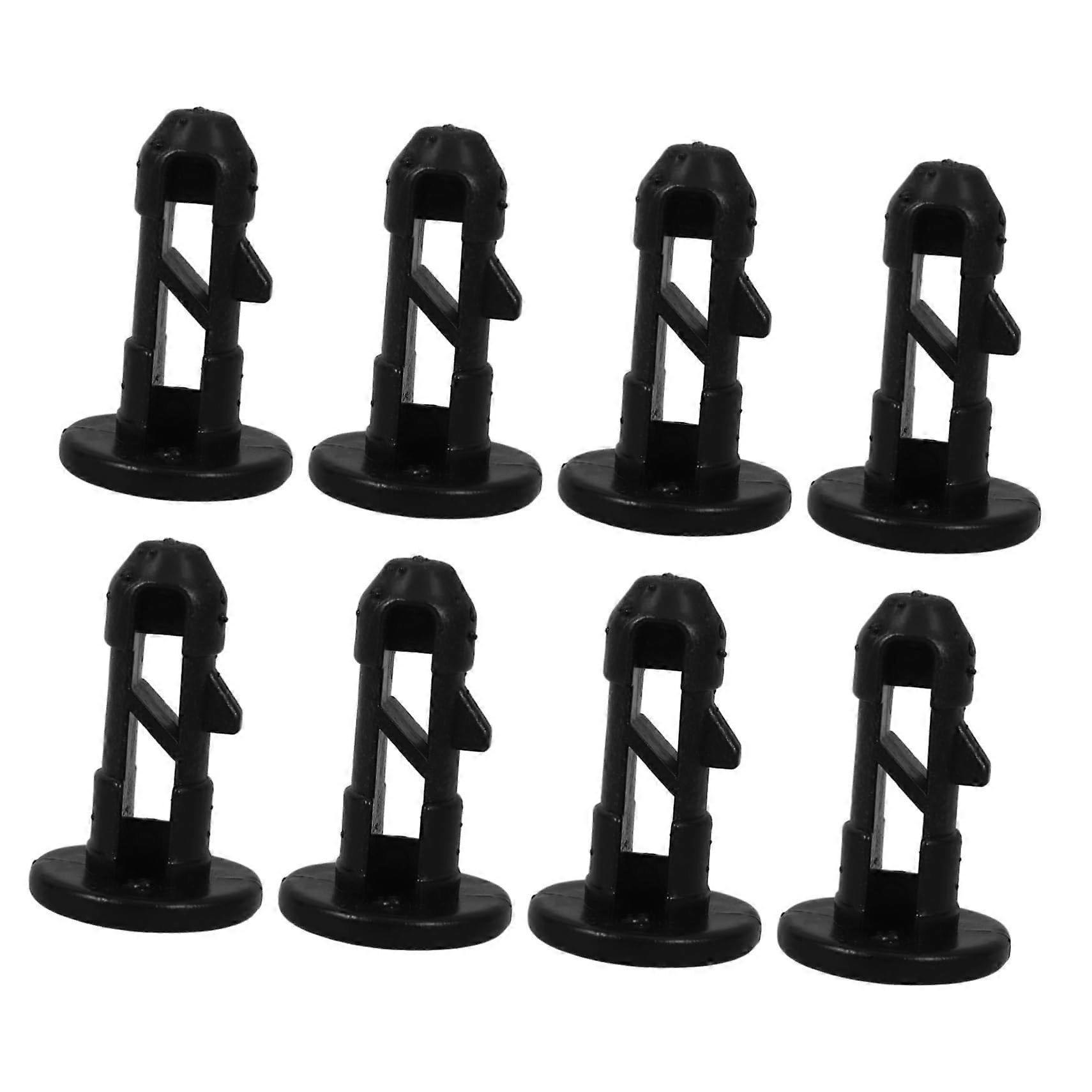 8pcs Garbage Bin Lid Lock and Wheelie Bin Lid Clip Set for Secure Durable Daily Use