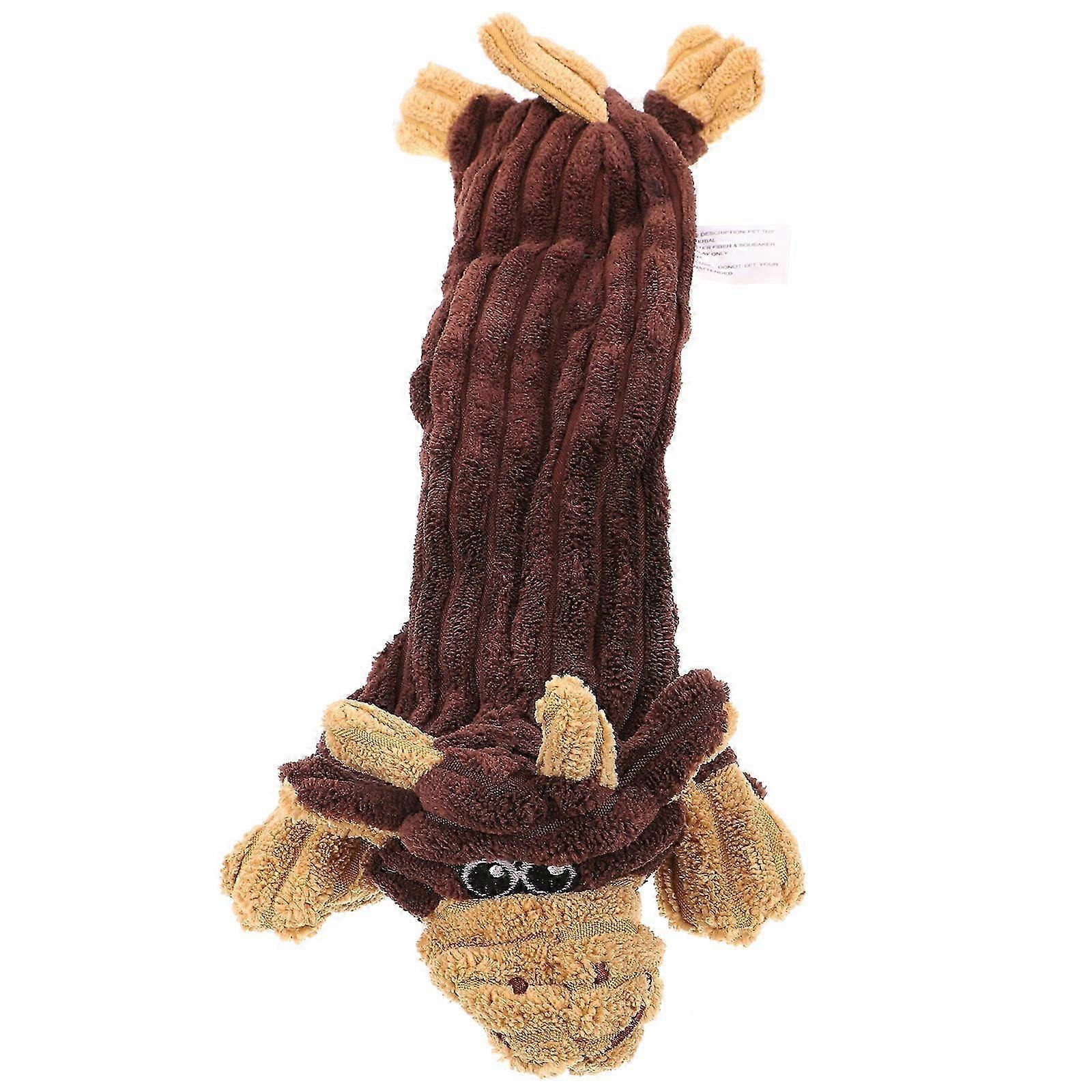 Cute Squeaky Plush Dog Toy for Interactive Play with Pets