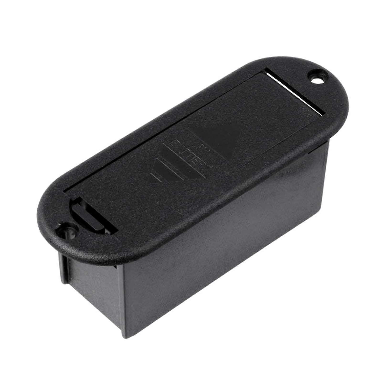 9V Battery Box for Active Bass Guitar Pickup, Easy Replacement and Secure Fit