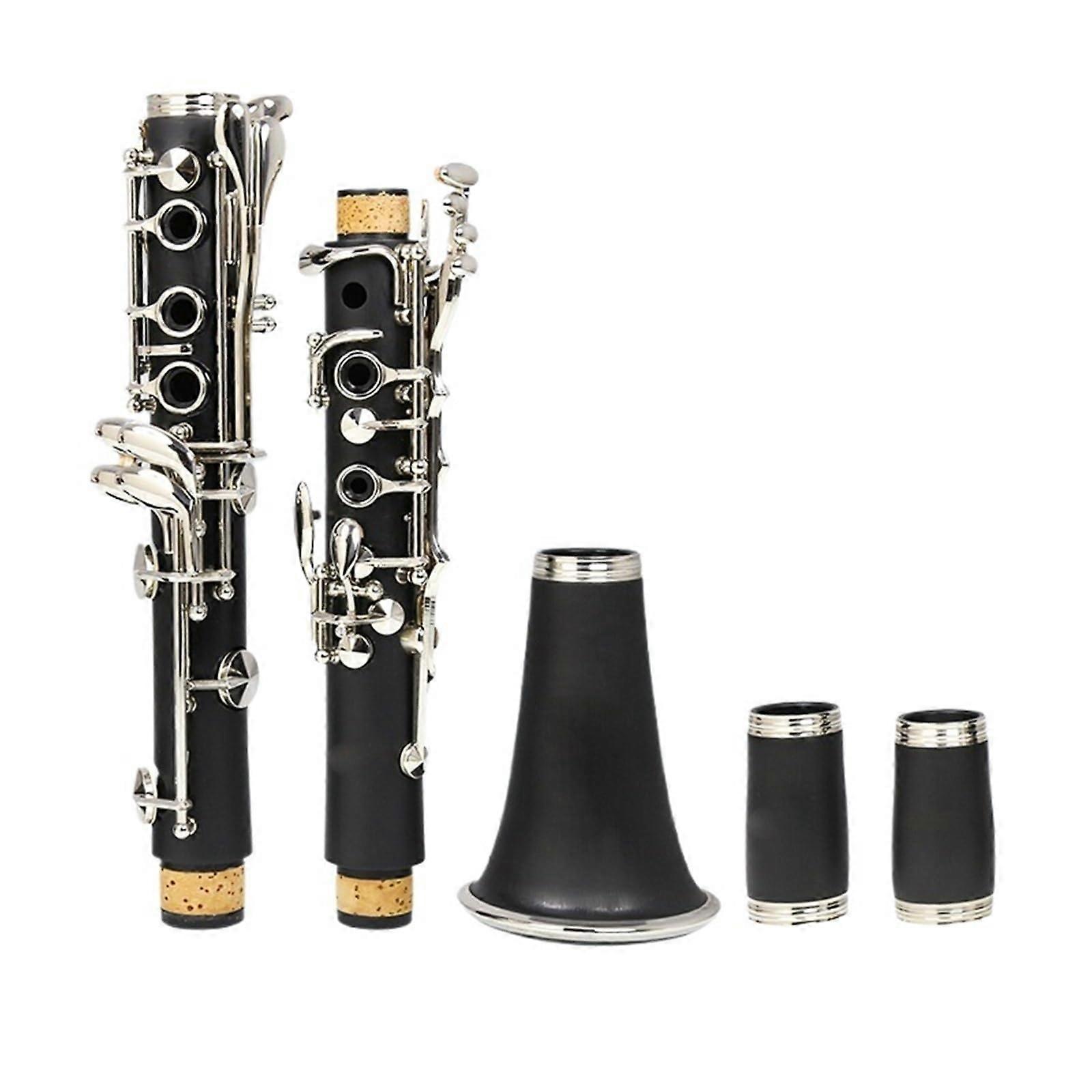 B Flat 17 Key Beginner Clarinet with Rich Powerful Tone and Durable Construction for Students