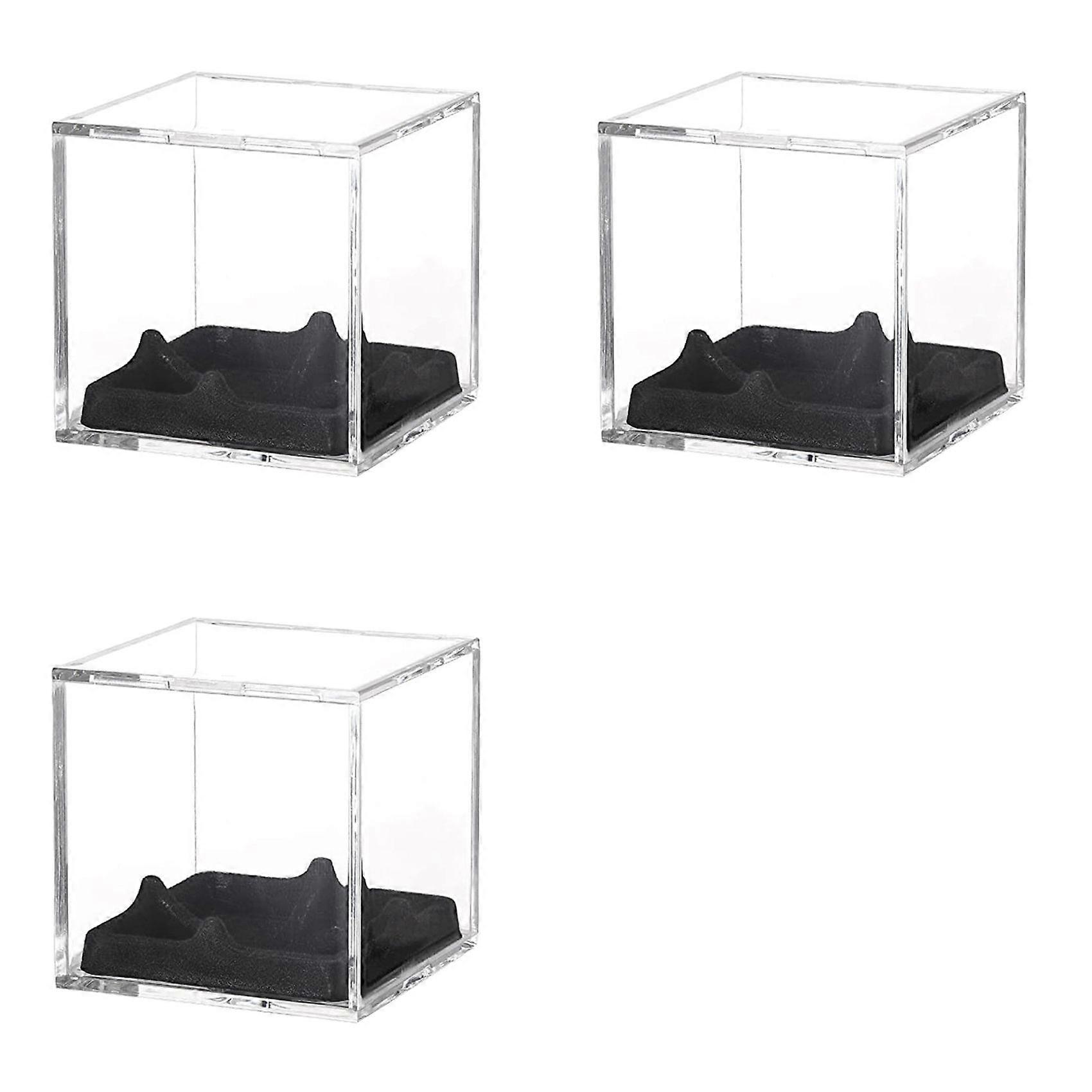 3X Baseball Display Case UV Protected Acrylic Baseball Display Cases Display Cases for Any Baseball