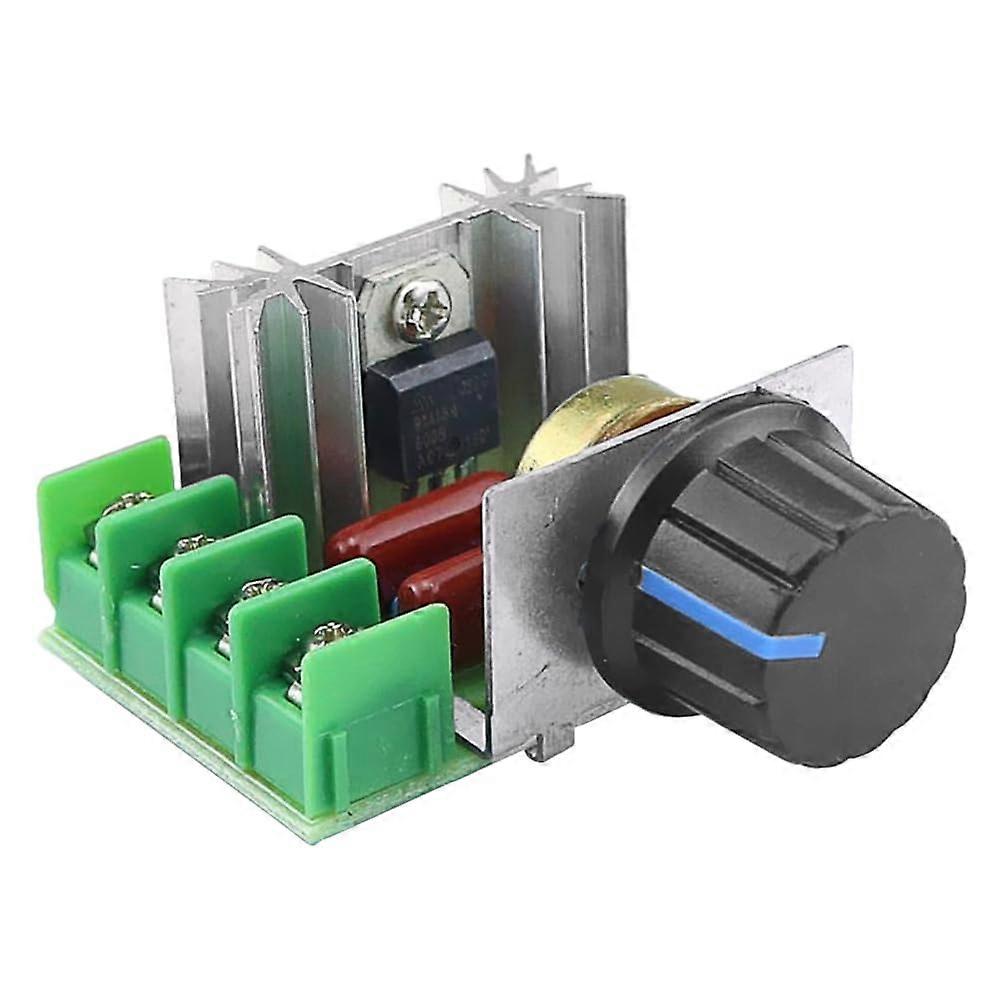 AC 220V 2000W 25A Motor Speed Controller Voltage Regulator Module with Control Knob