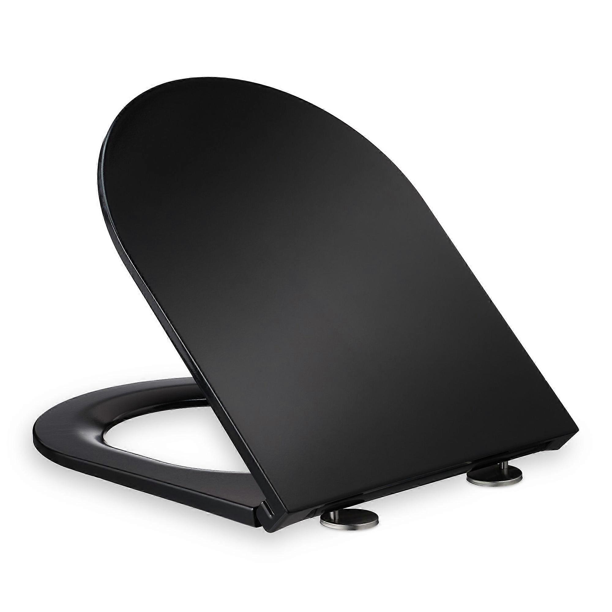 Toilet lid with soft-closing mechanism