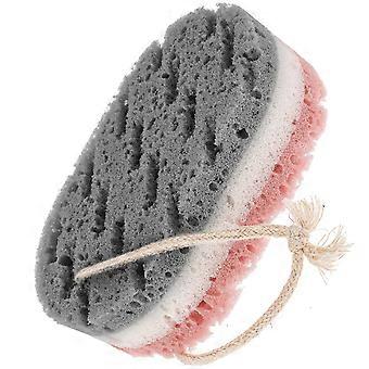 Large Bath Sponge for Shower with Soft Exfoliating Body Scrubber, PU Foam, Quick Dry Hanging Loop