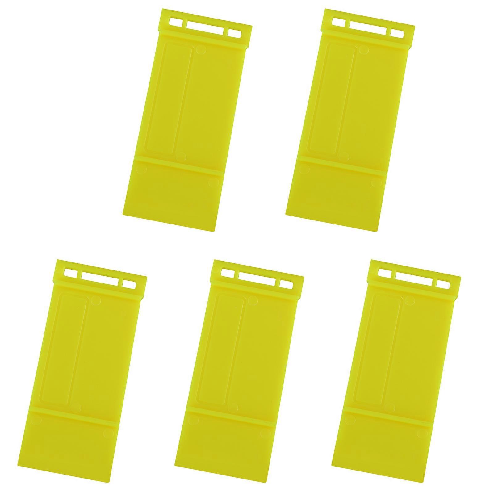 5Pcs Model Part Openers Tool Kit for Hobbyists Diy Projects Durable Yellow Plastic Easy to Use