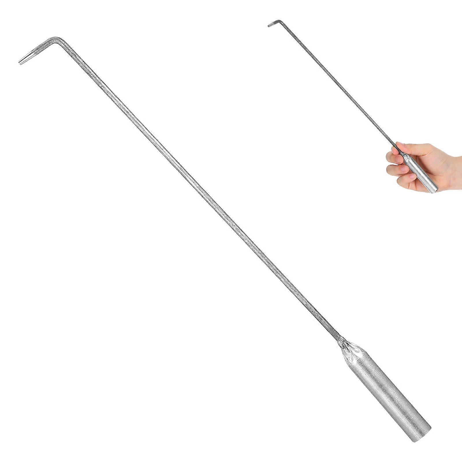 Iron Fire Poker Coal Hook for Indoor Use Fireplace Tool