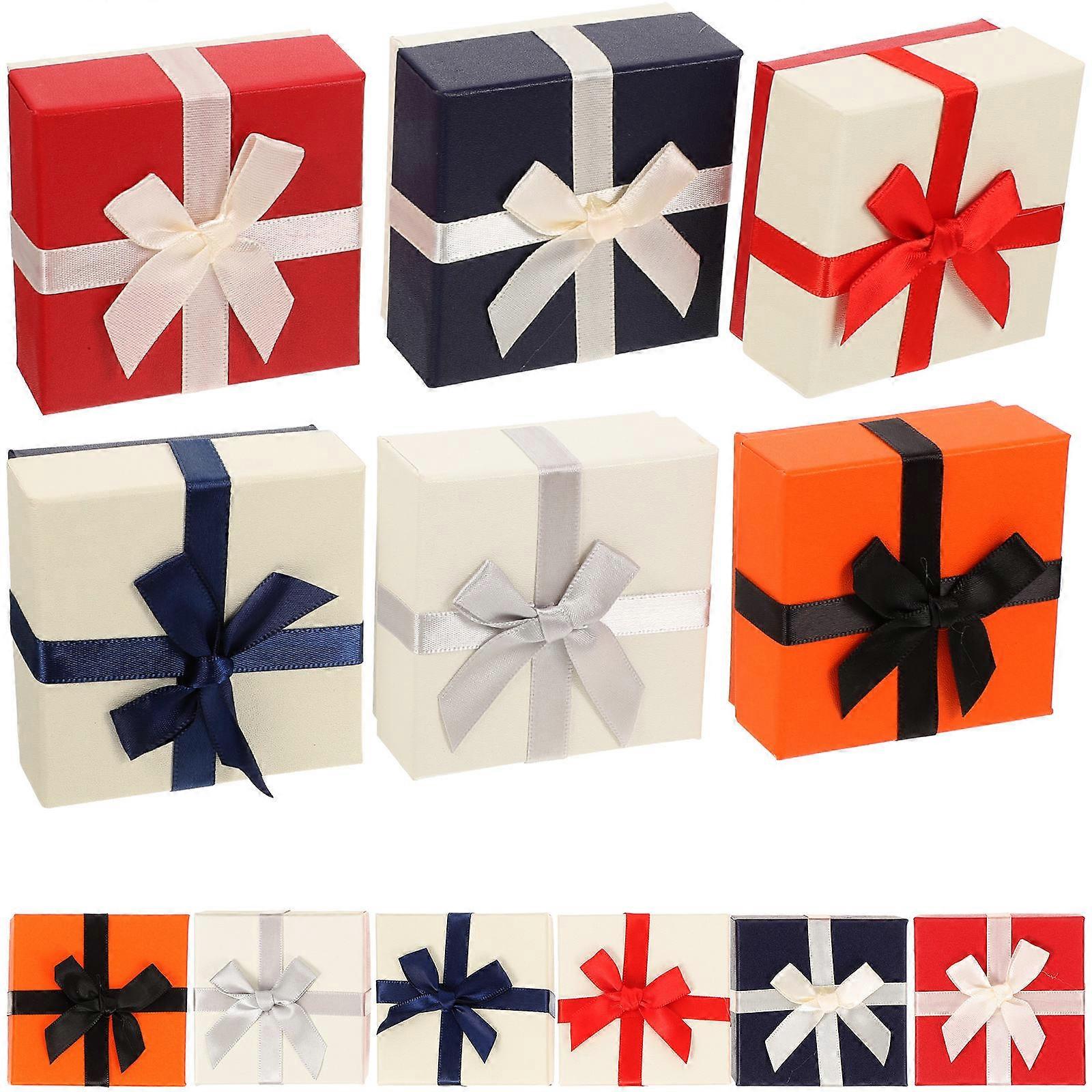 Assorted Color Ring Gift Box for Storage 12Pcs Jewelry Organizer Case