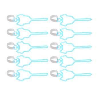 Blå hundeposebærer håndfri holder 10 stk. polyetylen hundebæsj