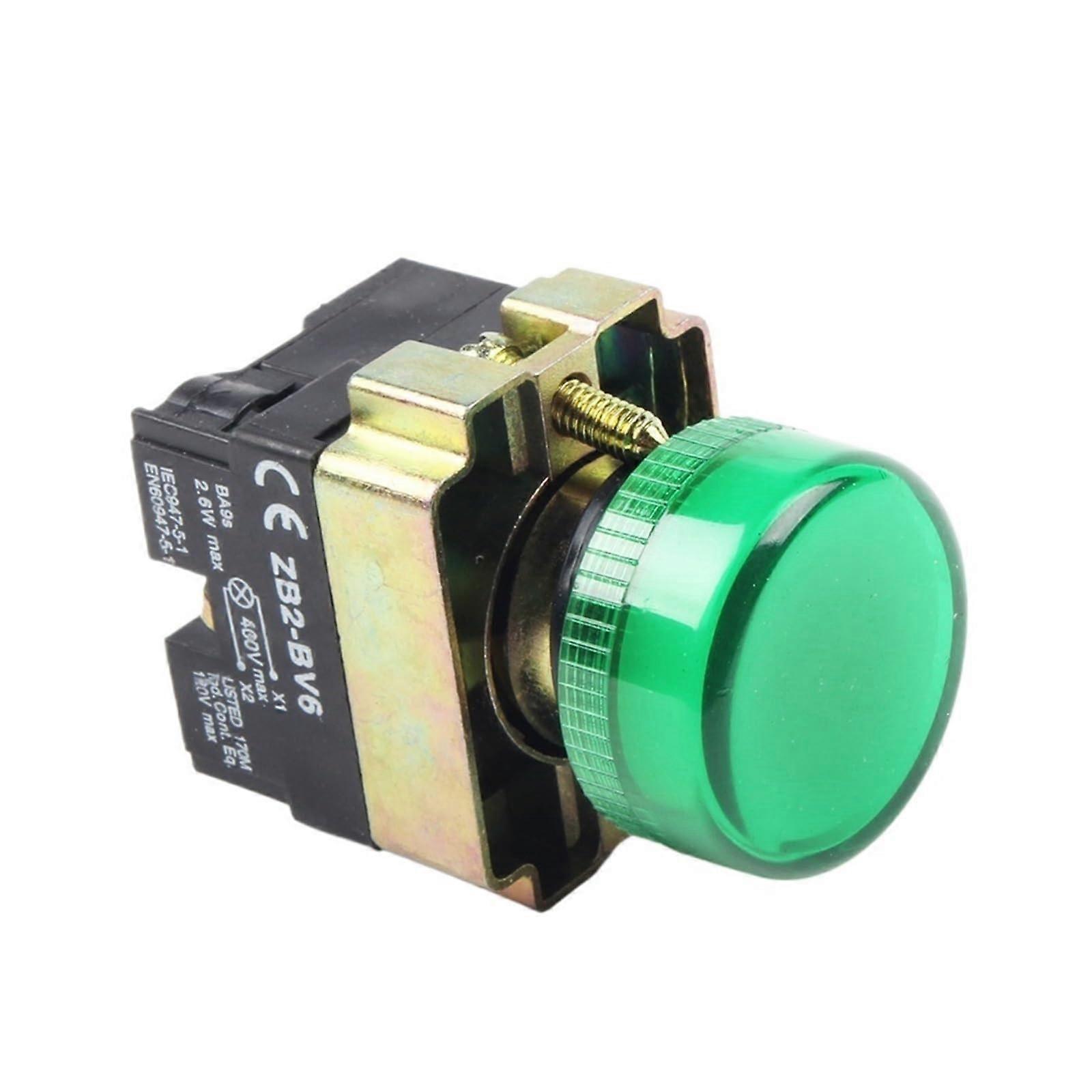 XB2 BV63 Indicator Light Push Button Switch, 2 in 1 Control with Clear Status Display