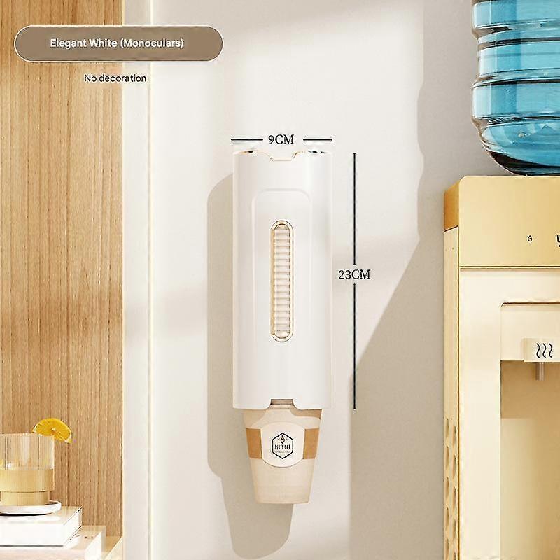 Automatic Wall-Mounted No-Drill Home Use Paper Cup Holder