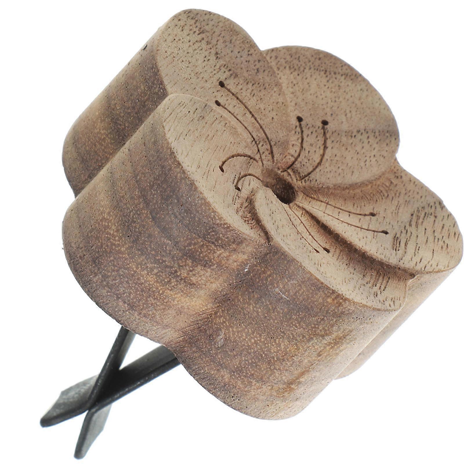 Brown Wood Aroma Diffuser Expanding Incense Diffuser for Home Decor 1Pcs