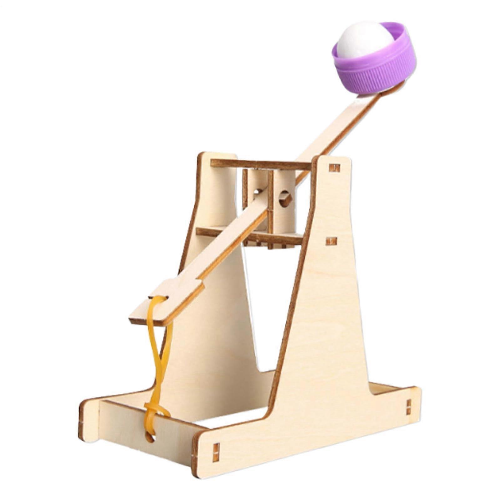 STEM Learning Kit with Adjustable Launch Angle Catapult for HandsOn Physics Classroom Activities