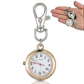 1pc Fashionable Pocket Watch Keyring Design Watch Decorative Nurse Watch