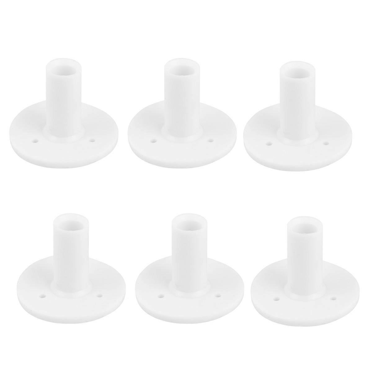 Mat Tees Rubber Golf Accessory for Driving Range Use 24Pcs White Tee Set