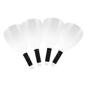 Plastic Hairspray Guard Haircut Facial Shield Protective Mask 4Pcs for Hair