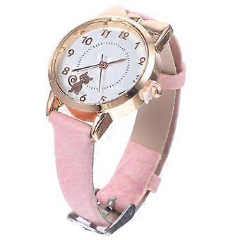 1pc Kinderen Polshorloge Cartoon Casual Horloge Decoratief Horloge Quartz Polshorloge voor Meisjes