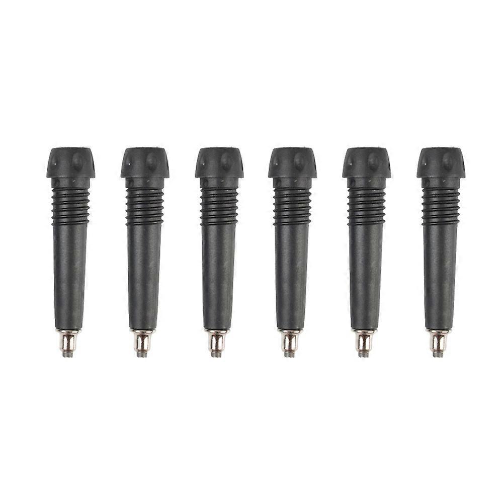 Walking Stick Tips Rubber Replacement for Trekking Pole Grip 6Pcs Pack