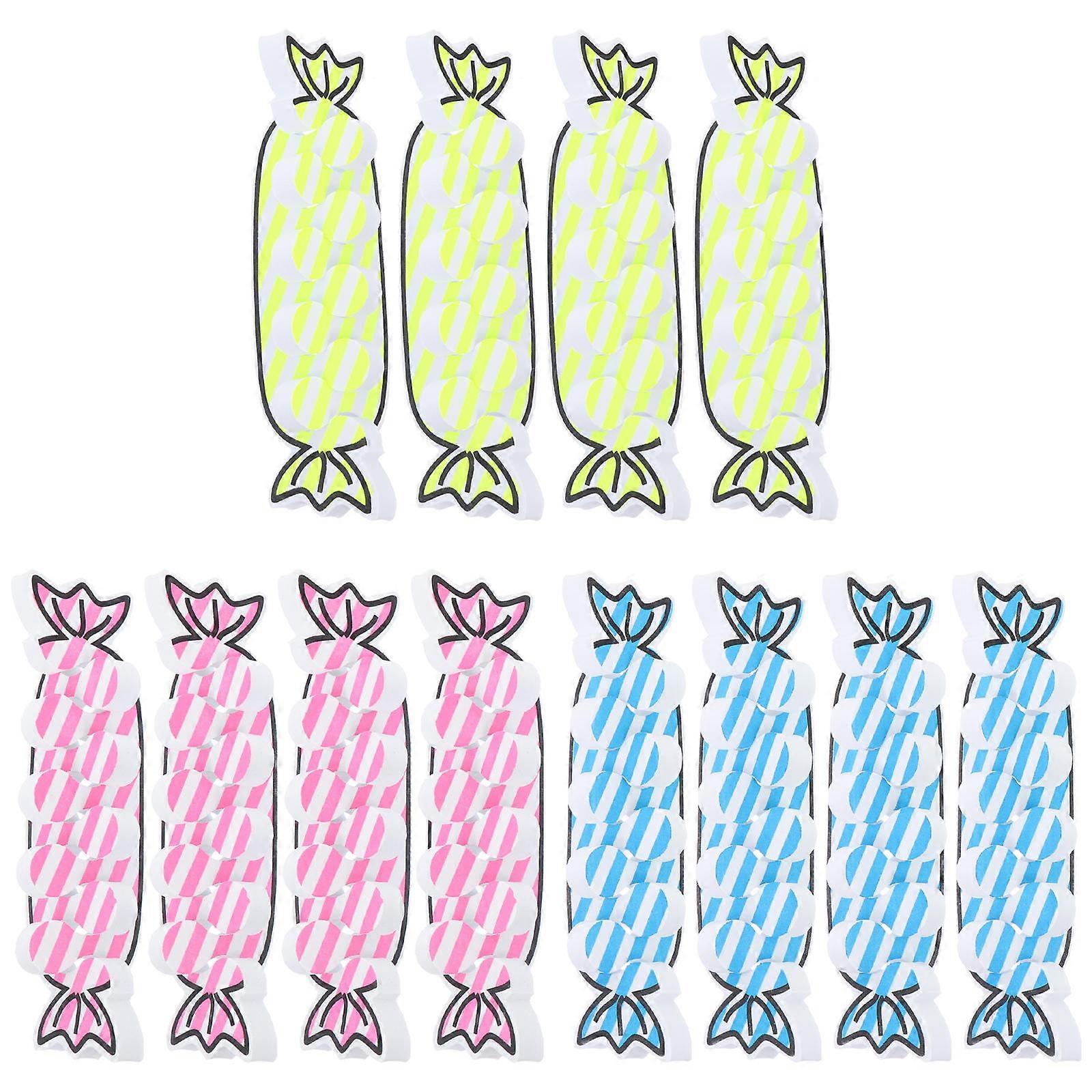 Creative Toe Spacers Candy Shape Toe Separators for Nail Art 24Pcs