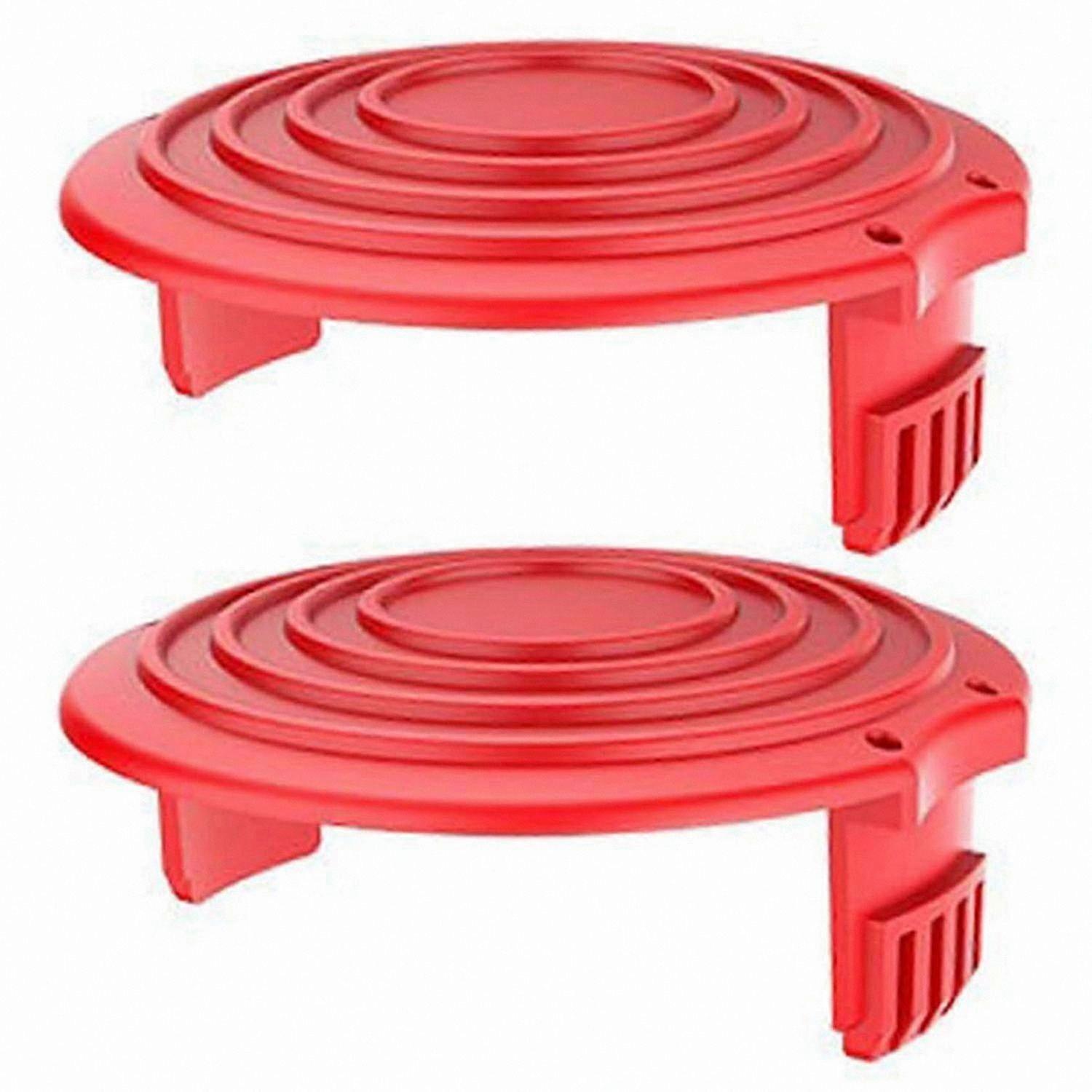 2-Pack Spool Cap for Lawn Mower Replacement, Compatible with Black & Decker Models