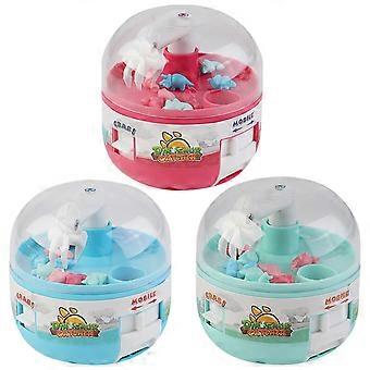 3pcs Mini Claw Machine Tiny Dinosaur Claw Machine Toy Bambini Giocattoli Dinosauro Party Favors