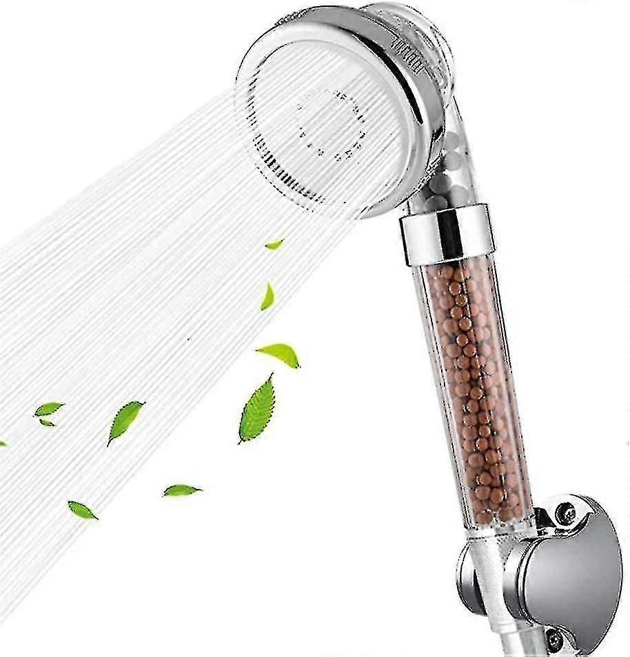 Universal Hand Shower Shower Heads Components 3-mode Ionic Chlorine Filter