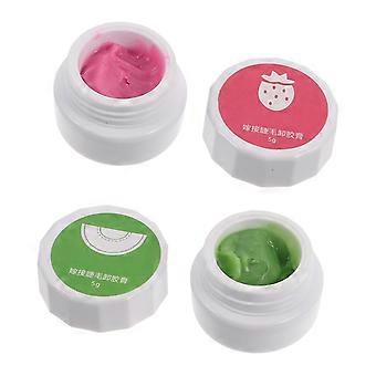 Adhesive Removal Cream 2Pcs Fast-Acting Eyelash Extension Remover Gentle Formula for Eyelash Artists Fruit Scented