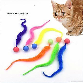 Interactive Cat Worm Ball: 1pc Magic Worm Ball Toy For Hours Of Indoor Fun For Your Cat!