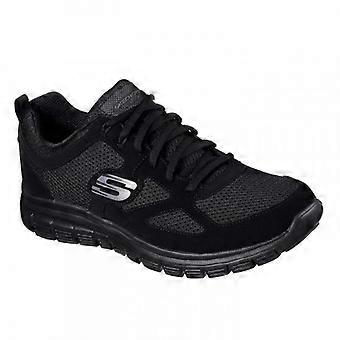 Skechers Mens Burns Agoura Trubuck Leren Trainers