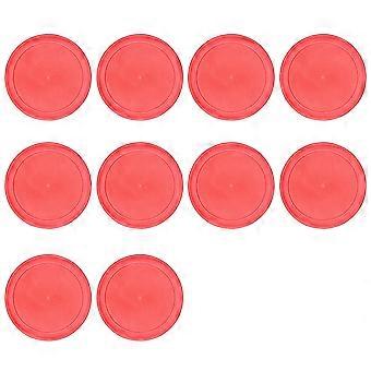 10st 64MM Air Hockey Puckar Heavy Duty Plast Lätt Bärbar Ersättning Puckar Air Hockey Game Bord Utrustning Tillbehör