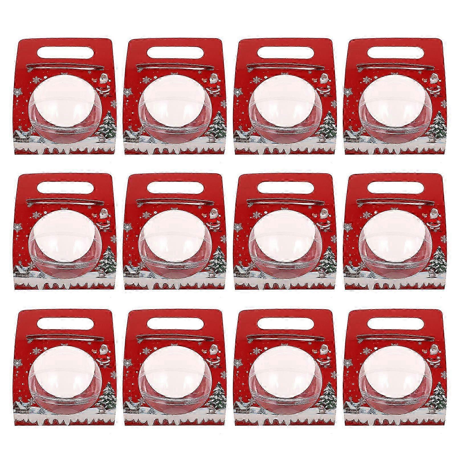 Egg Cake Packing Boxes for Storage 12Sets Handheld Baking Dessert Storage