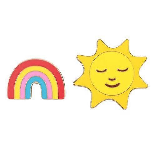 Something Different Rainbow & Sunshine Badge Set