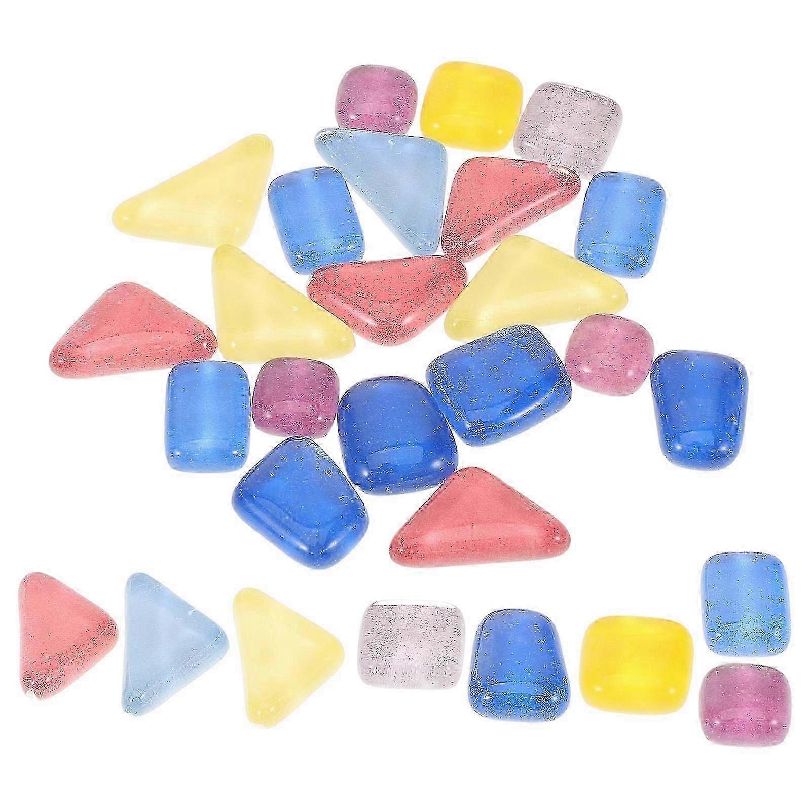 Tile Crafting Kit Tiles Assorted Decor Triangle DIY Craft 1 Set
