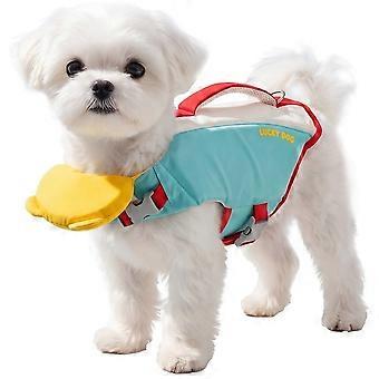 Summer Dog Life Jacket Portable Super Large Buoyancy Swimming Suit Small and Medium-Sized Dog Clothing