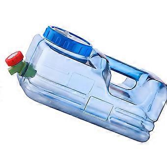 Camping Water Container with Spigot, Flat Body and Large Opening for Car Camping, Outdoor Washing Tasks, Cooking Use and Water Storage Multicolor