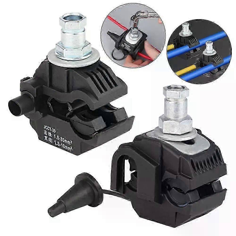 63A/75A Insulation Puncture Connector, Stripperless Cable, Cable Clamp, Wire Accessories, Break-Proof Thread