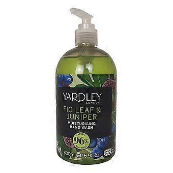 Yardley London Moisturising Hand Wash 500ml Fig Leaf and Juniper