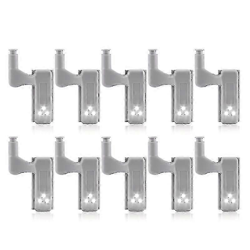 10pcs Hinge Lamp Sensor Closet Light Smart Touches Sensing Hinge Light