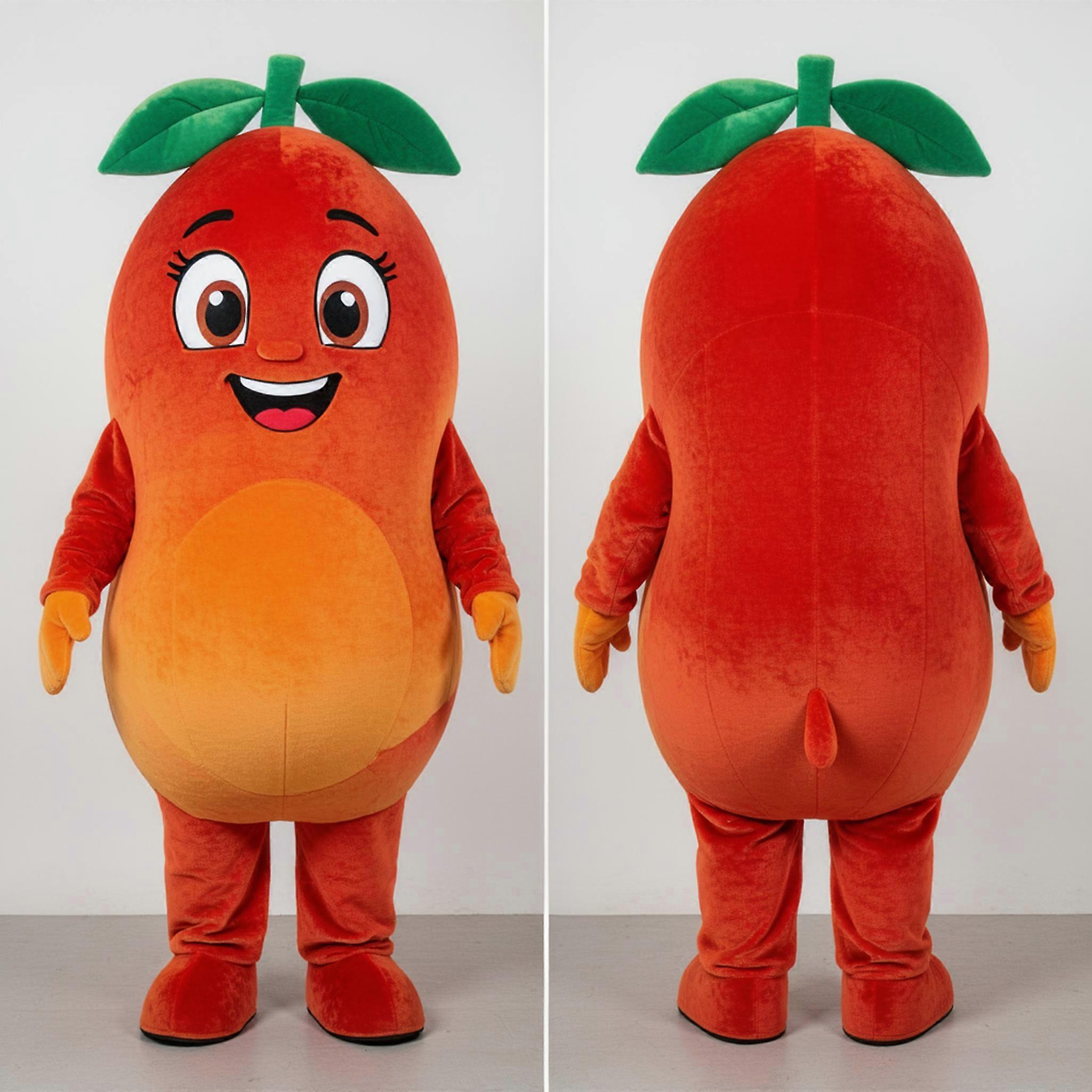 MASTICOT Rust Orange Plump Mango Mascot