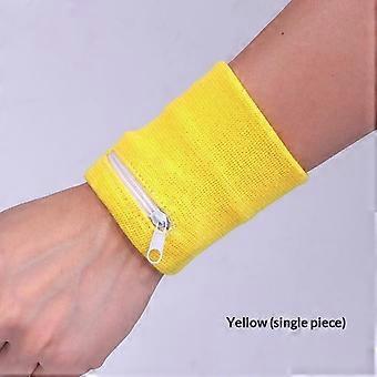 Carteira de pulso com zíper, ultramacia e resistente ao suor, ideal para guardar chaves, moedas e dinheiro. Perfeita para academia, exercícios, corrida e uso diário.