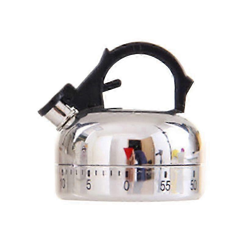 Kitchen Timer Creative Shape High Accuracy Plastic Mechanical Teapot Shaped Timer Clock Counting Tools compatible with Home KAESI
