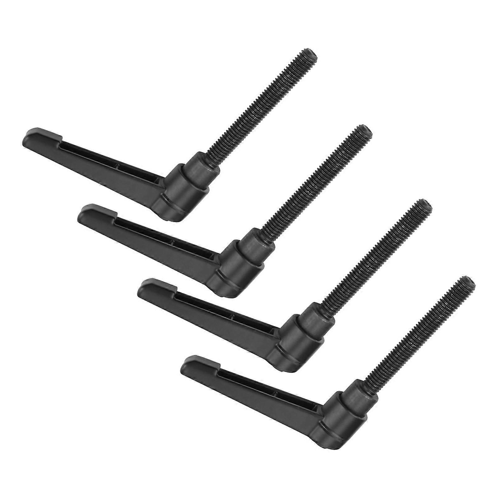 4PCS Metal Machine Knobs Adjustable Fixing Handle M8 Male Thread (32mm)