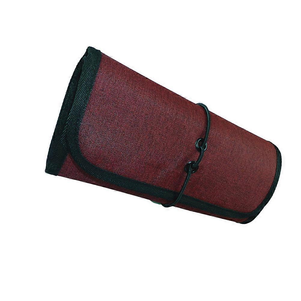 Large Capacity Bag for USB Cable Storage Practical Red Pouch