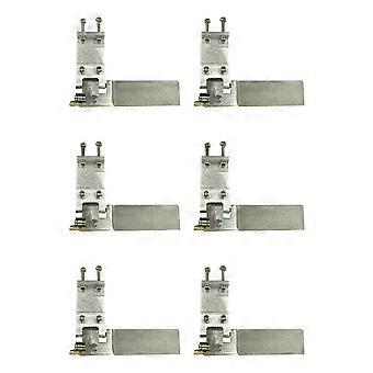 6X RC Boat Aluminium Alloy Brand 75mm Metal Suction Water Rudder for Remote Control RC Boats CNC Parts Silver