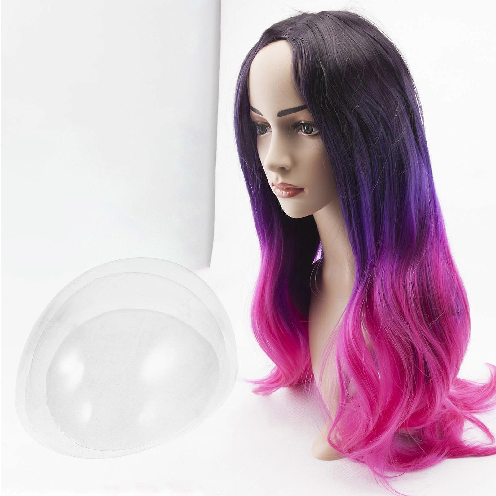 Wig Display Stand 9Pcs Dome Shape Transparent Design For Personal Use Durable Storage Solution