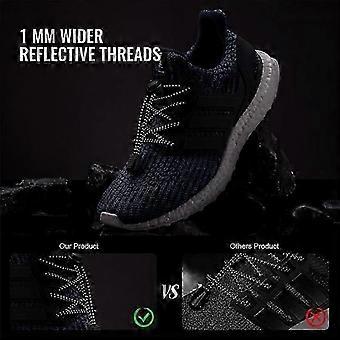 2 Pairs of Quick-Release Elastic Laces for Comfort and Secure Fit (120cm)