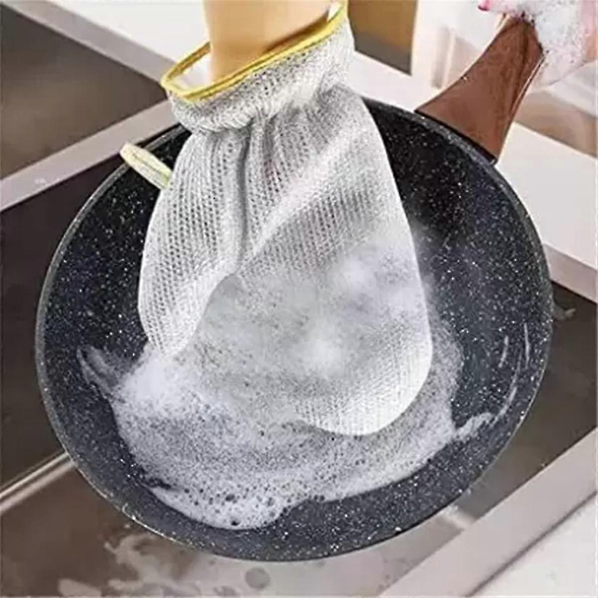 Aluminium Foil Wire Cleaning Gloves