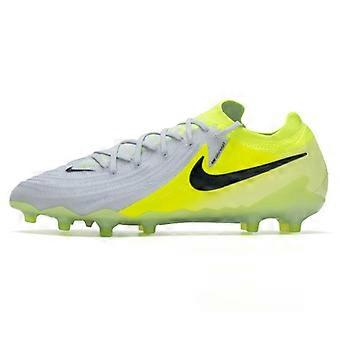 Nike Phantom GX 2 Elite AG Artificial Ground Artificial Turf Fabric Soccer Shoes Men's Gray Yellow FJ2554-003